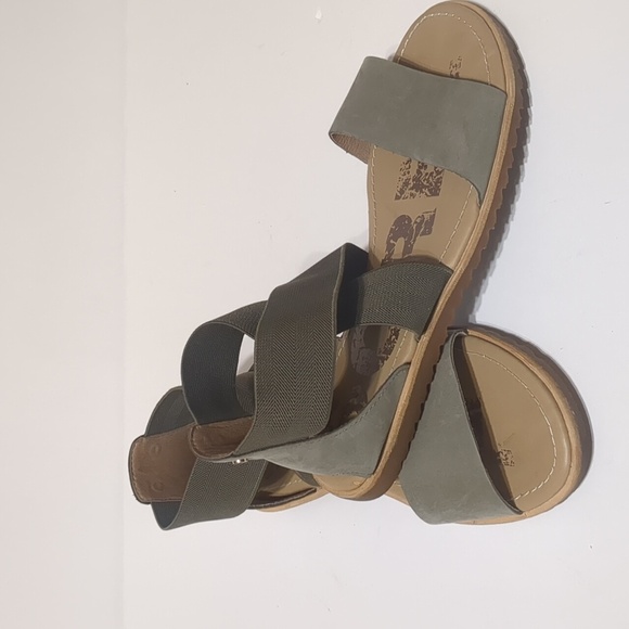 Sorel Ella Cross Ankle Strap Flat Sandal women size 6.5 - Picture 4 of 7